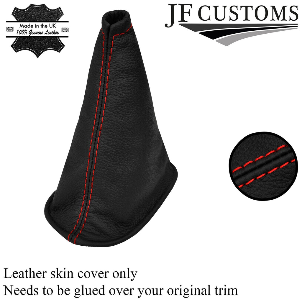 RED STITCHING REAL LEATHER MANUAL GEAR GAITER FITS NISSAN NOTE 2006-2012