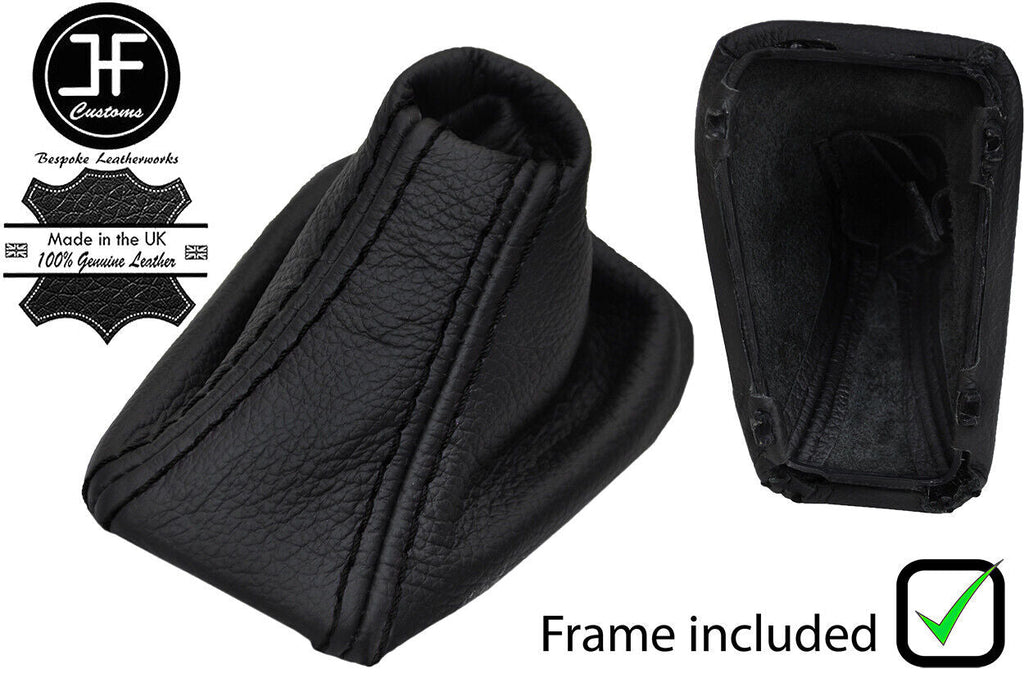 BLACK STITCH LEATHER SE AUTO GEAR GAITER + PLASTIC FRAME FITS BMW Z4 E89 09-16