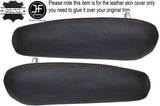 ORANGE STITCH 2X SEAT ARMREST COVERS FITS PEUGEOT PARTNER CITROEN BERLINGO 08-15