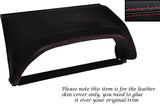 RED STITCHING SPEEDO HOOD SKIN COVER FITS NISSAN X-TRAIL 01-04 PRE FACELIFT