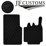 BLACK DIAMOND VINYL 2XTAILORED FLOOR CARPETS FOR SMART FORTWO 450 03-07 JF1
