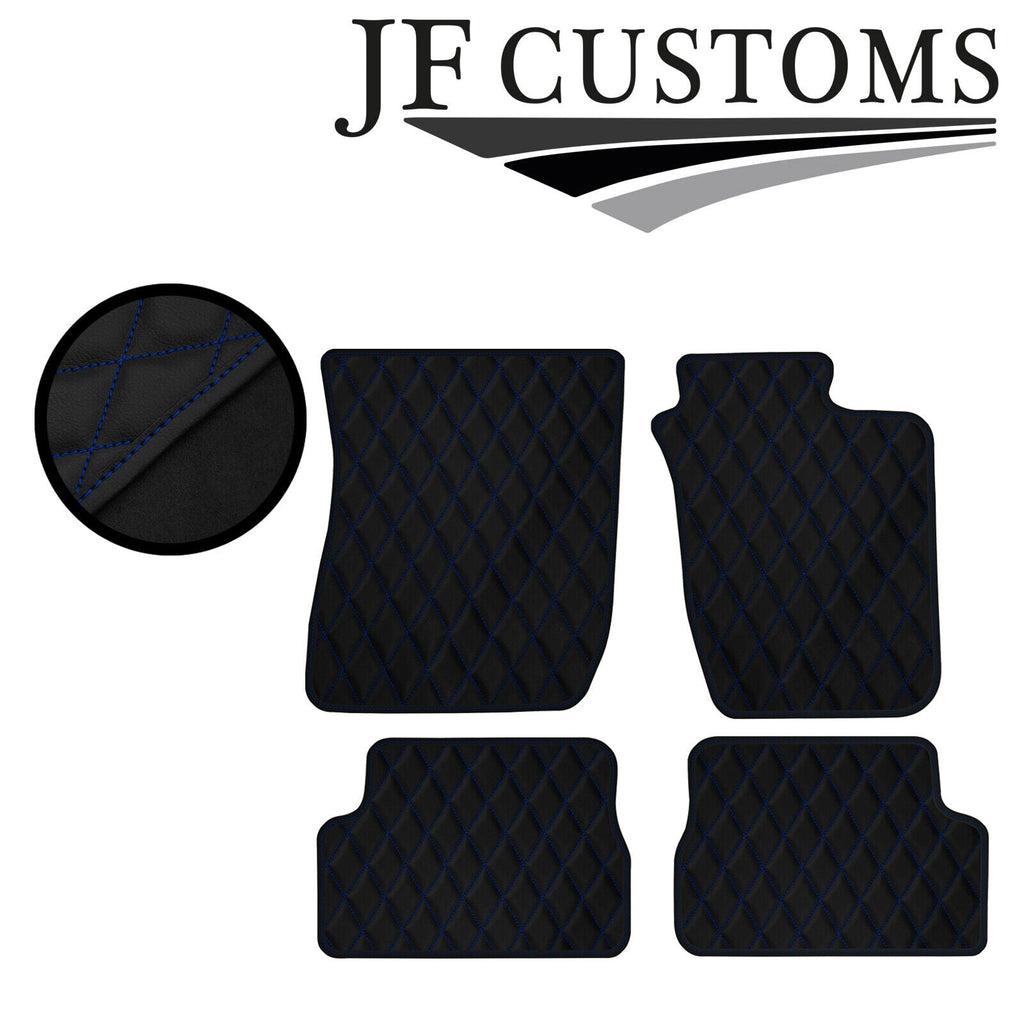 BLUE DIAMOND STITCH VINYL 4X TAILORED FLOOR MAT CARPETS FOR TOYOTA CELICA 94-99