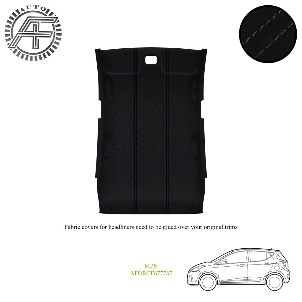 LUXE SUEDE HEADLINER COVER FITS HYUNDAI I10 SE MK2 5 DOOR HATCHBACK 2013-2022