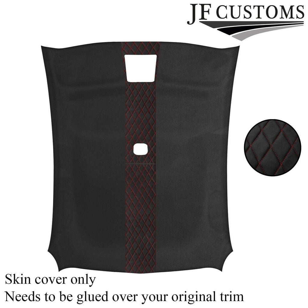 DSG2 D RED STITCH D GREY SUEDE HEADLINER COVER FOR MITSUBISHI LANCER EVO 7 8 9