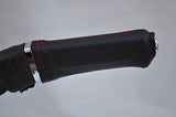 red stitch FITS ALFA ROMEO 166 LEATHER HANDBRAKE HANDLE COVER ONLY CUSTOM NEW