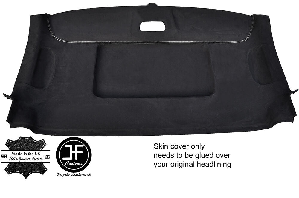 GREY STITCH ROOF HEADLINING LUXE SUEDE COVER FITS MERCEDES W639 VITO VIANO 04-09