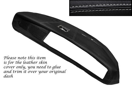 GREY STITCH FITS TRIUMPH HERALD & VITESSE DASH DASHBOARD LEATHER SKIN COVER ONLY
