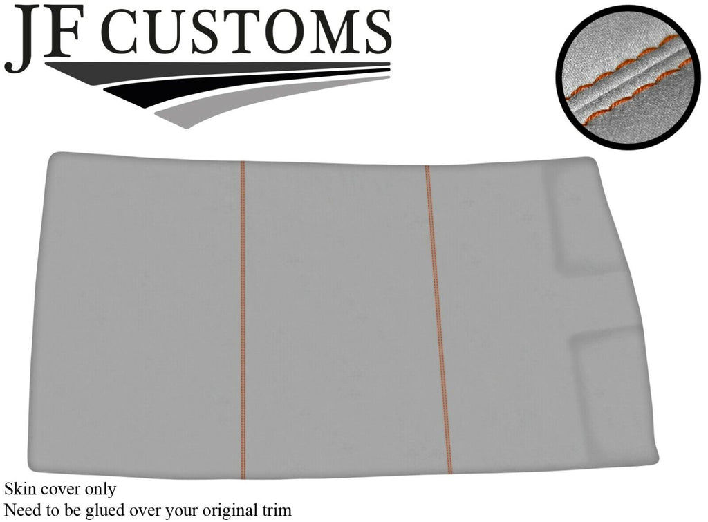 BROWN STITCH ROOF HEADLINING LIGHT GREY LUXE SUEDE COVER FOR VW GOLF MK3 3 DOOR