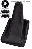BLACK STITCH REAL LEATHER GEAR GAITER FITS MITSUBISHI LANCER EVO 4 5 6 IV V VI