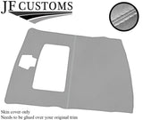 WHITE STITCH ROOF HEADLINING LIGHT GREY LUXE COVER FOR FORD SIERRA COSWORTH 3DR