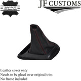 RED STITCH FITS HYUNDAI LANTRA 98-01 LEATHER GEAR GAITER CUSTOM NEW MADE IN UK