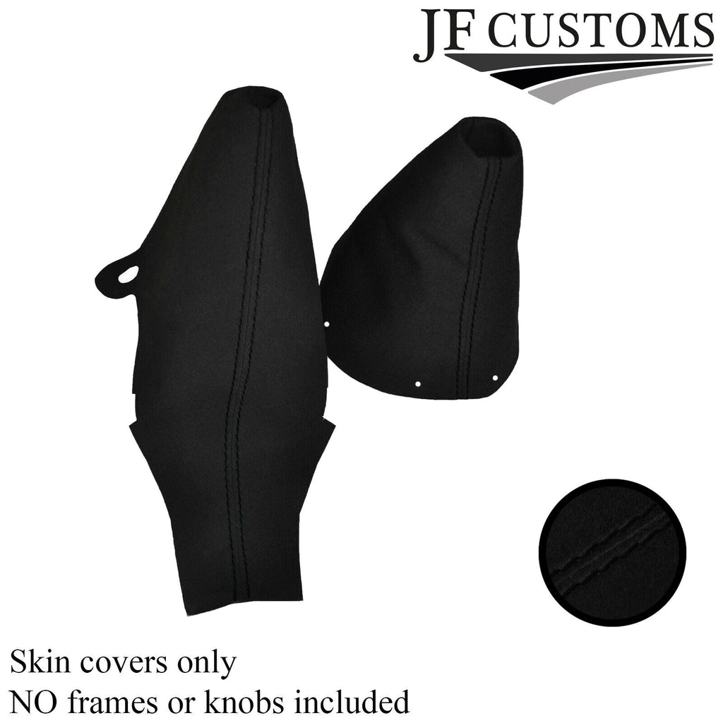 FITS BMW MINI COOPER ONE S 1 GEAR/HANDBRAKE SET REAL SUEDE 2001-2006 CUSTOM NEW