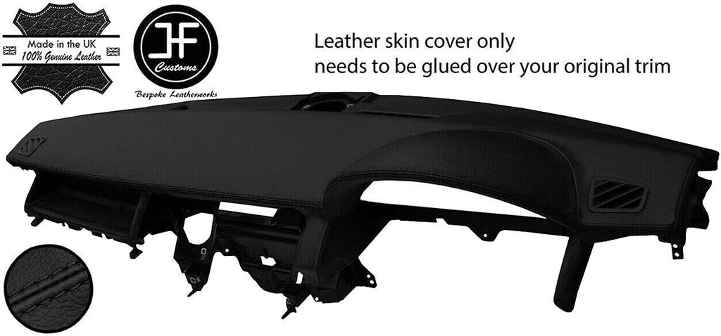 BLACK STITCH TOP DASHBOARD LEATHER COVER FOR LAND ROVER DISCOVERY 3 LR3 04-09