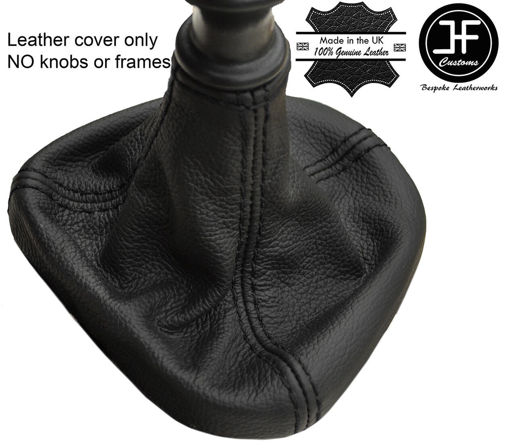 BLACK STITCH REAL LEATHER MANUAL GEAR GAITER FITS RENAULT MASTER MK3 III 10-17