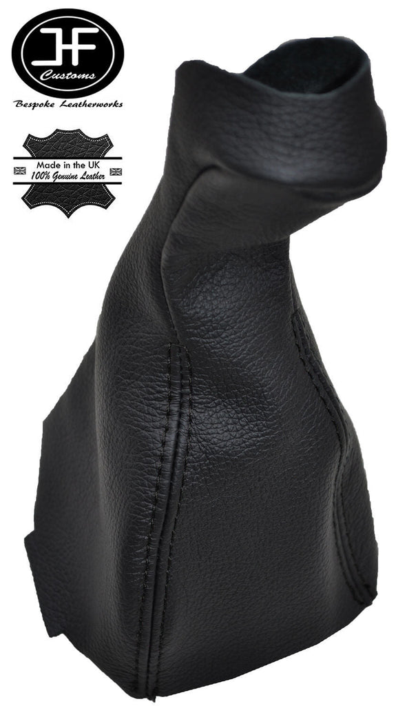BLACK STITCH MANUAL LEATHER GEAR KNOB GAITER COVER FOR MERCEDES CLK W208 96-03