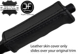 BLACK & BLACK STRIPE HANDBRAKE HANDLE LEATHER COVER FITS BMW Z3 1995-2004