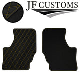 YELLOW  DIAMOND STITCH VINYL 4XTAILORED FLOOR CARPET FOR NISSAN 200SX 89-94 JF1
