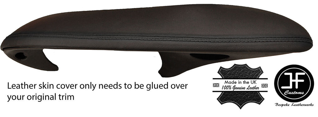 BLACK STITCH DASH SPEEDO INSTRUMENT POD COVER FITS PORSCHE BOXSTER 986 STYLE 2
