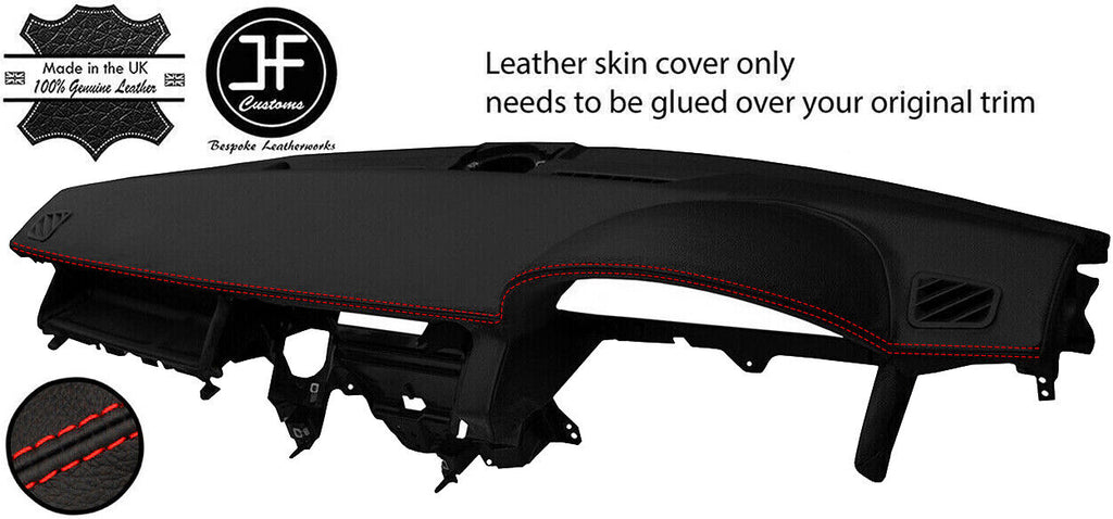 RED STITCH TOP DASHBOARD LEATHER COVER FOR LAND ROVER DISCOVERY 3 LR3 04-09