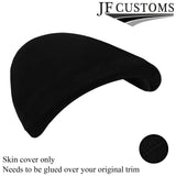 BLACK STITCH LUXE SUEDE SPEEDO SURROUND HOOD COVER FOR FIAT 500X 500 X 15-21