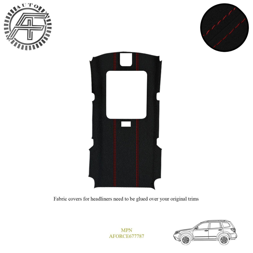 LUXE SUEDE HEADLINER COVER FITS SUBARU FORESTER MK3 5-DOOR SUV + SUNROOF 08–13