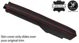 RED STITCH CARBON FIBER VINYL HANDBRAKE GAITER FITS VW EOS 2006-2015 CUSTOM NEW
