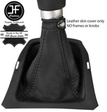 BLACK STITCH TOP GRAIN MANUAL LEATHER GEAR GAITER FITS SUZUKI VITARA MK4 15-18