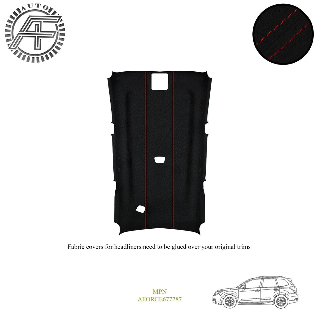 LUXE SUEDE CUSTOM HEADLINER COVER FITS SUBARU FORESTER MK4 5-DOOR SUV 2012–2018