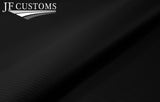 BLACK STITCH CARBON VINYL  4X FRONT REAR DOOR HANDLE COVERS FOR BMW E90 E91
