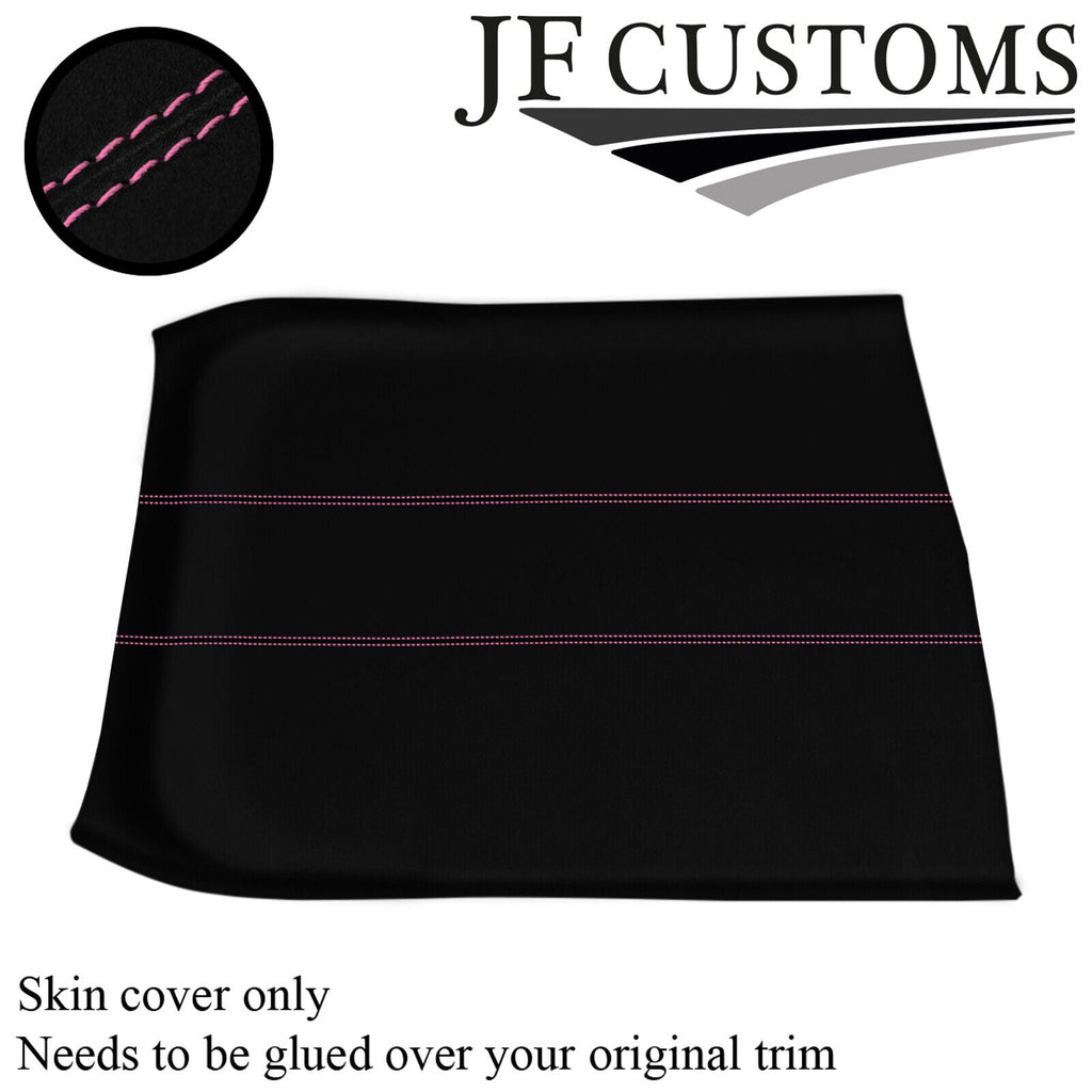 PINK STITCH LUXE- SUEDE NON SUNROOF HEADLINER COVER FOR ROVER 25 MG ZR 99-05