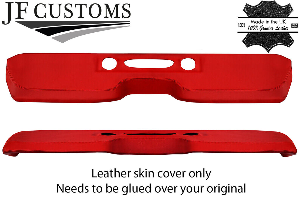 RED LEATHER TOP DASH DASHBOARD COVER FITS FORD MUSTANG 1964-1965 CUSTOM NEW