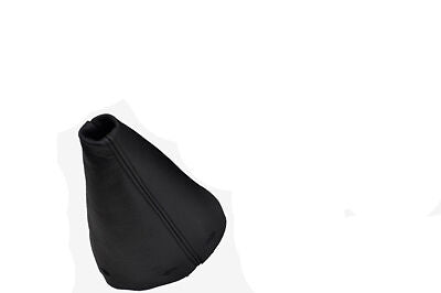 FITS BMW MINI COOPER ONE S 1 LEATHER GEAR GAITER 2001-2005 BLACK STITCH