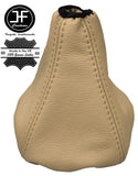 BEIGE GENUINE LEATHER GEAR STICK GAITER FITS LANDROVER FREELANDER 1997-2003