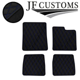 BLUE DIAMOND STITCH VINYL 4X TAILORED FLOOR CARPETS FOR FORD CONSUL MK2
