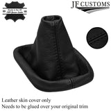 BLACK STITCH LEATHER GEAR GAITER COVER  FOR AUDI A3 S3 8L 1996-2003 CUSTOM NEW