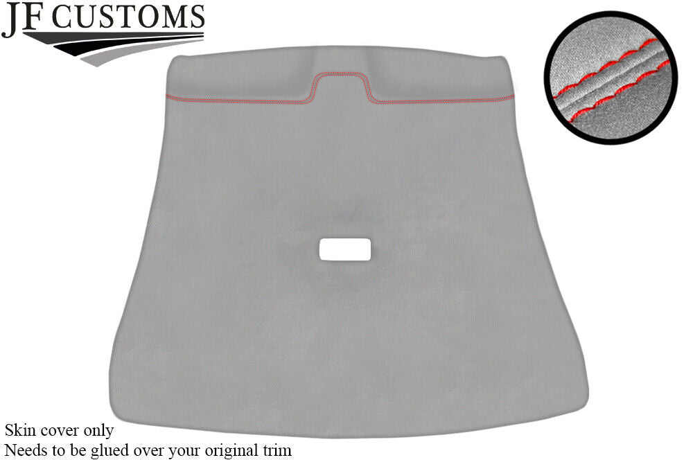 RED STITCH ROOF HEADLINING LIGHT GREY LUXE COVER FITS TOYOTA CELICA GT4 90-93