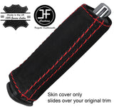 RED STITCH SUEDE HANDBRAKE HANDLE COVER FITS FIAT FREEMONT 2011-2016 CUSTOM NEW