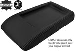 BLACK REAL LEATHER ARMREST LID COVER FITS TOYOTA LAND CRUISER VX 80 1990-1997