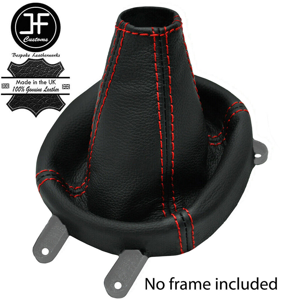 RED  STITCH REAL LEATHER 6 SPEED GEAR GAITER FOR MITSUBISHI LANCER EVO 7 8 9