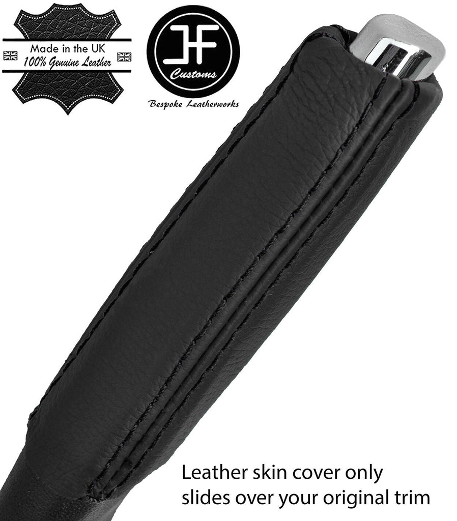 BLACK STITCH LEATHER HANDBRAKE HANDLE COVER FITS MERCEDES A CLASS W169 04-12