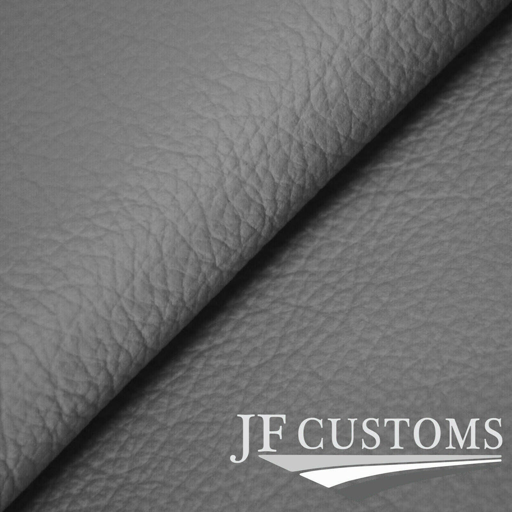 L GREY & BLACK TWO TONE LEATHER 2X REAR C POST PILLAR COVERS FOR MG MGB GT