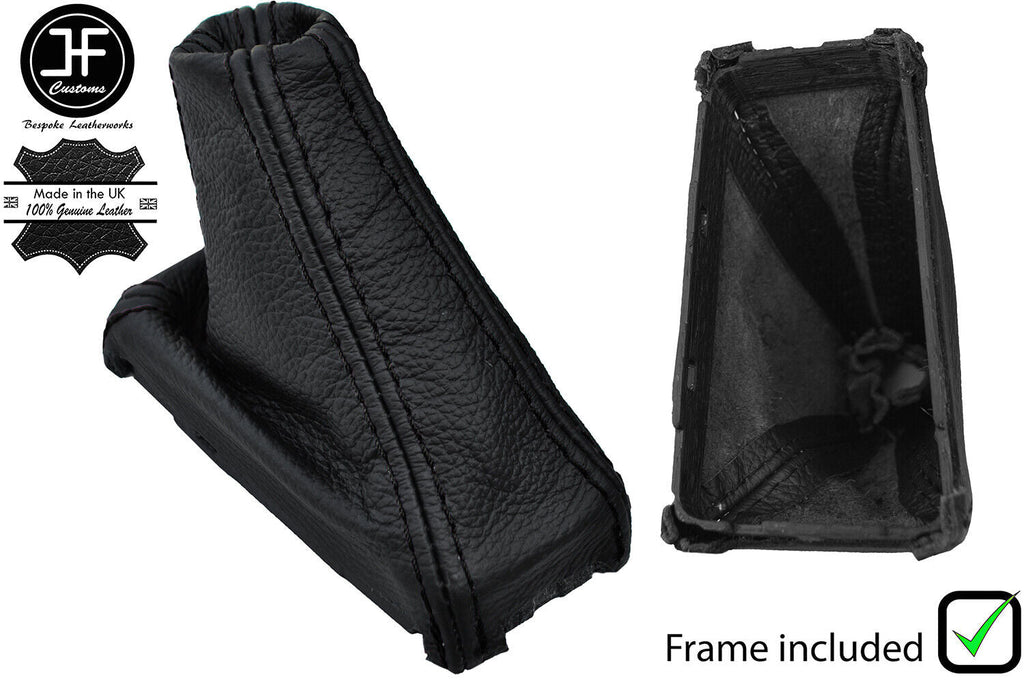 BLACK STITCH LEATHER AUTOMATIC GEAR+PLASTIC FRAME FITS SUZUKI KIZASHI 10-16