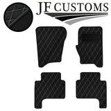 WHITE DIAMOND VINYL 4X TAILORED FLOOR CARPETS FOR RANGE ROVER SPORT 05-09 JF1