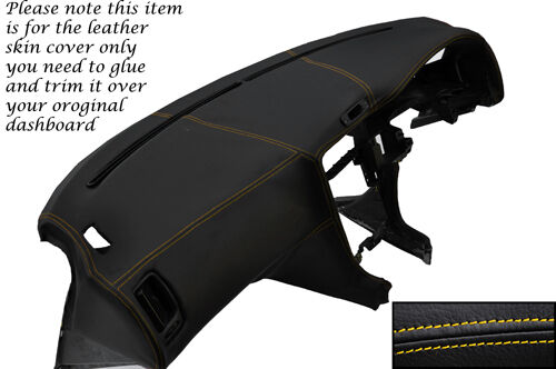 YELLOW STITCH FITS TOYOTA MR2 MK2 1989-2000 DASH DASHBOARD LTHR SKIN COVER ONLY