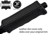 BLACK & BLACK STRIPE HANDBRAKE HANDLE LEATHER COVER FOR BMW 3 SERIES E36 91-98