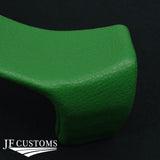 FOR MASERATI LEVANTE GREEN LEATHER COVERED UPPER STEERING COLUMN TRIM + FRAME