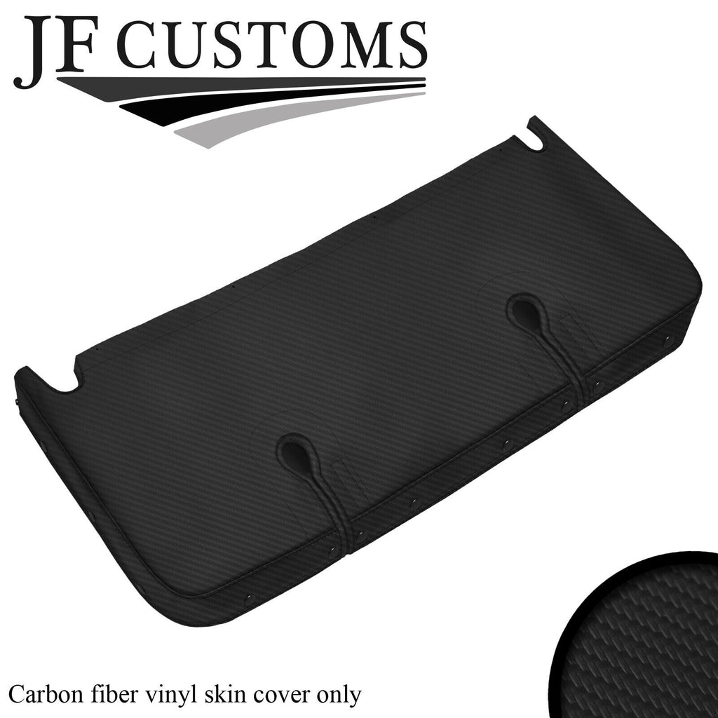 BLACK STITCH REAR BOOT LID CARBON VINYL COVER FITS CATERHAM SEVEN S3 CUSTOM NEW