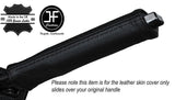 BLACK STITCH HANDBRAKE HANDLE LEATHER COVER FITS CHRYSLER CROSSFIRE 2003-2007