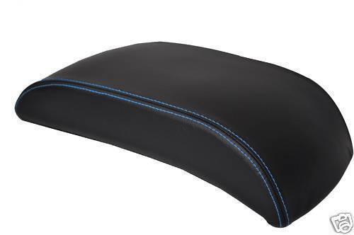 BLUE STITCH FITS VW CADDY & CADDY MAXI 2011+ LEATHER ARMREST COVER CUSTOM NEW