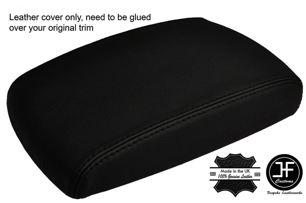 BLACK STITCHING REAL LEATHER COVER ARMREST FITS TOYOTA MR2 MK1 AW11 1985-1989